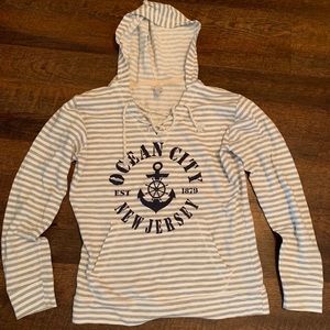 Striped Ocean City Sweatshirt